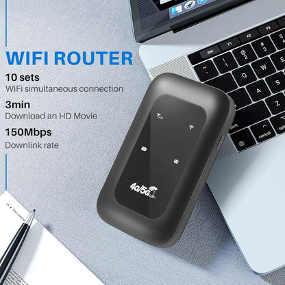 Portable 5G WiFi Router – High-Speed Mobile Wireless Internet Hotspot
