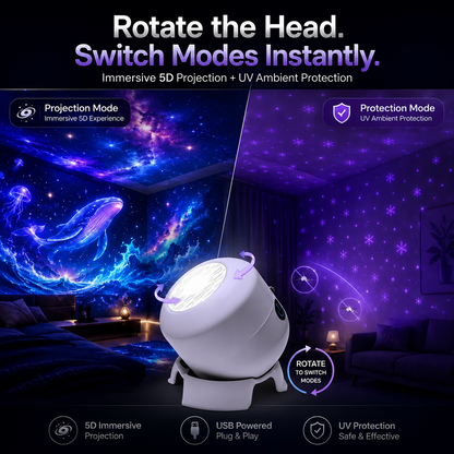 LAST DAY 50% OFF🪐🌌Veexke® 2026 Newest 5D Galaxy Ocean Projector
