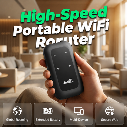 Portable 5G WiFi Router – High-Speed Mobile Wireless