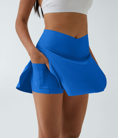 Pocket 2-in-1 Cool Touch Tennis Skirt-Lucid-Longer Length-UPF50+