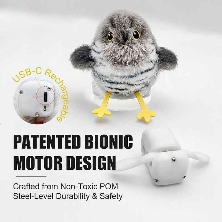 Rechargeable Flapping Bird Cat Toy