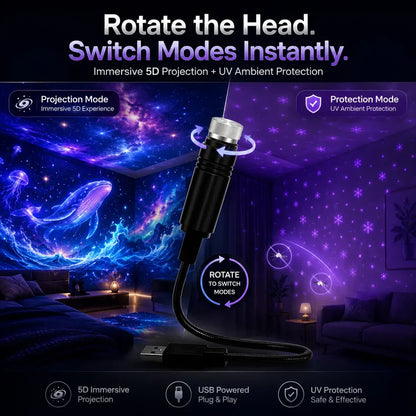 Veexke® 5D Galaxy Ocean Projector 2026