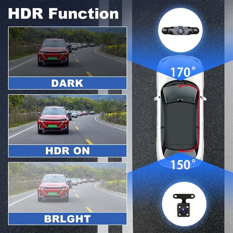 🔥LAST DAY 49% OFF🔥Full View Car Dashcam System