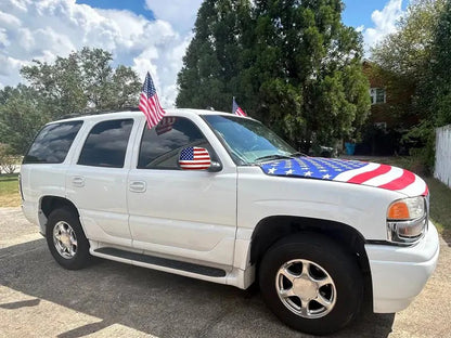 Hot Sale🎉4th Of July Flash Sale 65K+🔥American Car Hood Flag🦅No Glue No Tools🚗 Install in 1 Minute