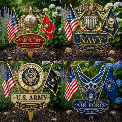 🏆Last Day Promo: 49% OFF 🎖️-US Marine Corps Semper Fidelis Tribute Garden Stake - ✈️Buy 2 Free Shipping Today!