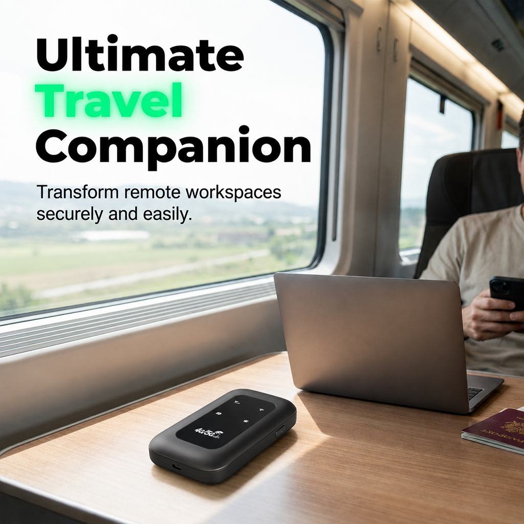 Portable 5G WiFi Router – High-Speed Mobile Wireless