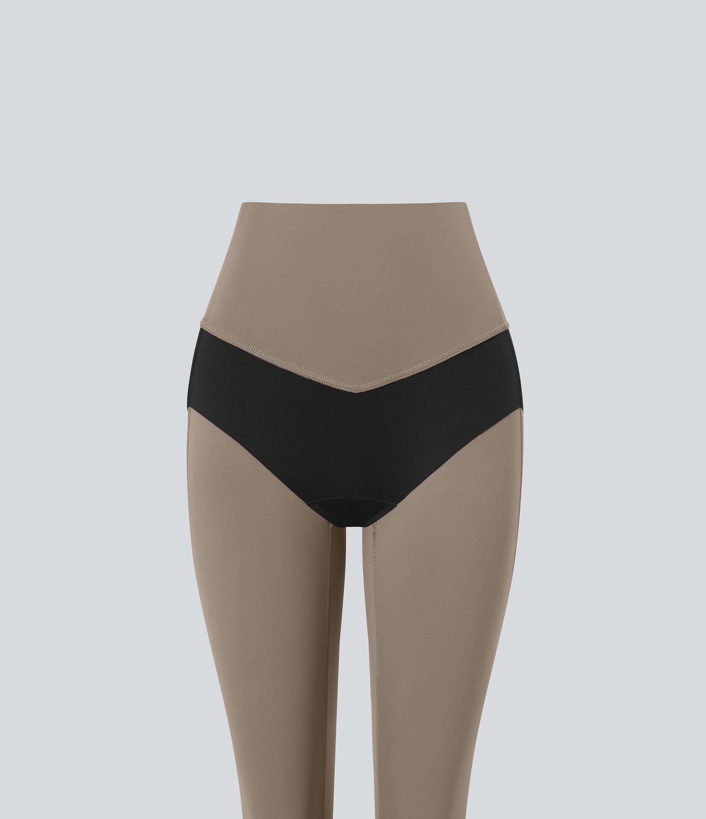High Waisted Tummy Control Built-in Underwear Anti-Bacterial Shaping 7/8 Workout Leggings with Pockets