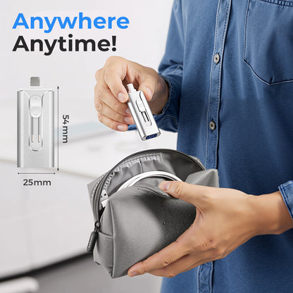 4-in-1 Flash Drive USB Memory Set for external storage 📀 - Complete for storing and transporting files! 🚀 🚀