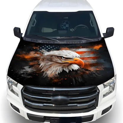 Hot Sale🎉4th Of July Flash Sale 65K+🔥American Car Hood Flag🦅No Glue No Tools🚗 Install in 1 Minute