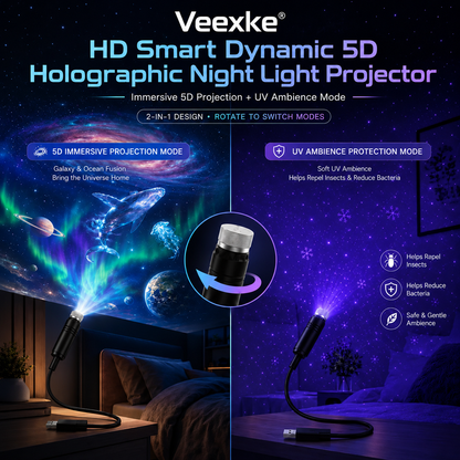 Veexke® 5D Galaxy Ocean Projector 2026