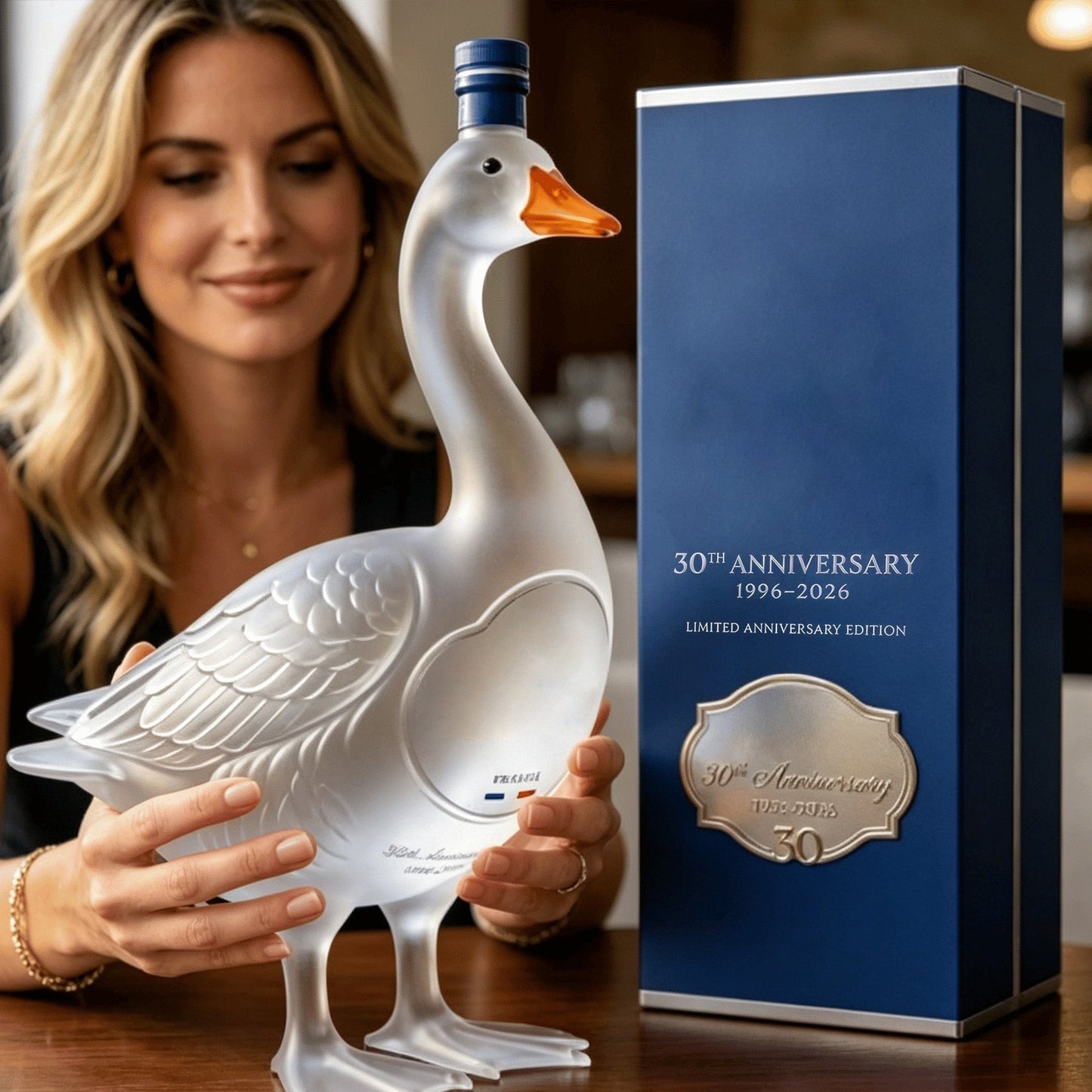 🦢🦢 The 30th Anniversary 3D Sculpted Vodka Bottle