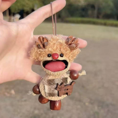 Handmade Pod Shell Charm Doll