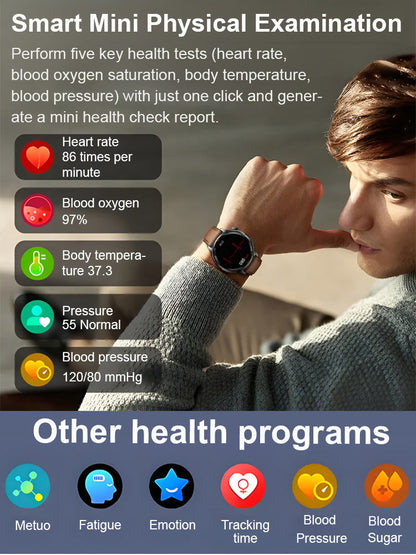 【49% Off】❤️ Flagship Smartwatch for Health Protection, 24/7 Health Data Center🥰