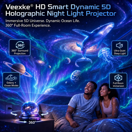 🌌Veexke® 5D 🌌Night Light Projector —⭐ Smart Dynamic Lighting for Bedrooms & Kids’ Rooms🔥