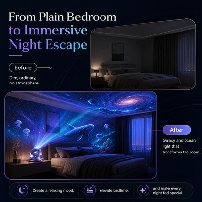 🌌Veexke® 5D 🌌Night Light Projector —⭐ Smart Dynamic Lighting for Bedrooms & Kids’ Rooms🔥