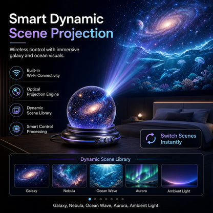 🌌Veexke® 5D 🌌Night Light Projector —⭐ Smart Dynamic Lighting for Bedrooms & Kids’ Rooms🔥