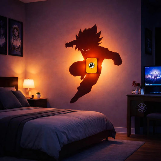 🔥3D-Print Shadow Lamp | Anime Wall Light
