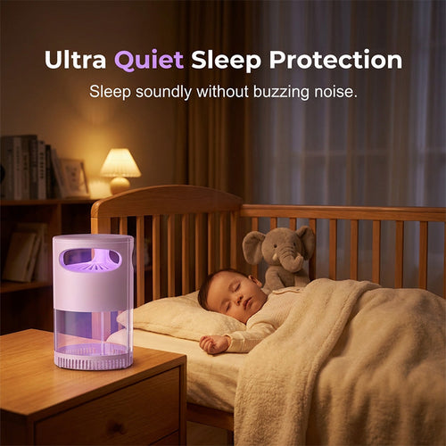 🦟 50% OFF! 2026 Newest UV Mosquito Killer Lamp – quiet, USB, chemical-free. 50K+ sold! 🔇🌙