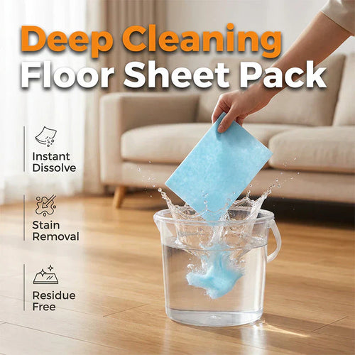 🔥Multi-Surface Floor Cleaning Tablets – Concentrated Cleaner for Hardwood, Tile, Laminate & More